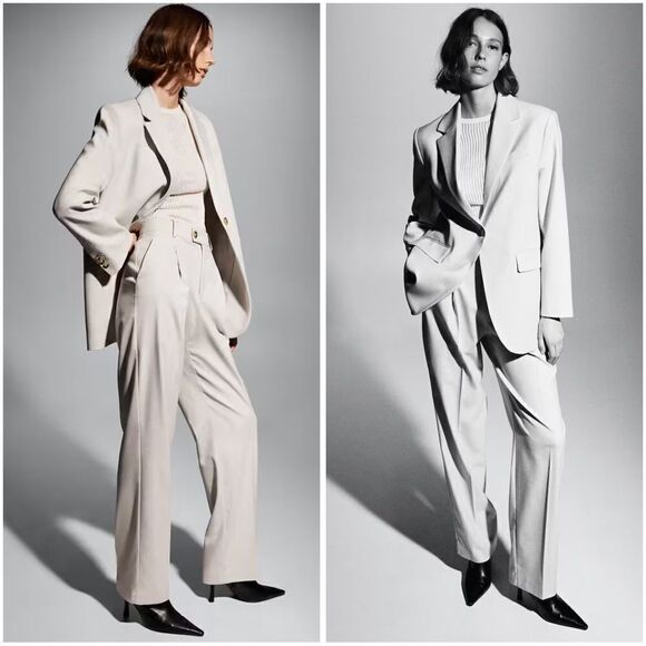 Mango Co-Ord Set Blazer Pants New - Picture 1 of 16